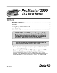 Aby wyświetlić dokument Data Technology PRO MASTER 2500 Instrukcja Użytkownika